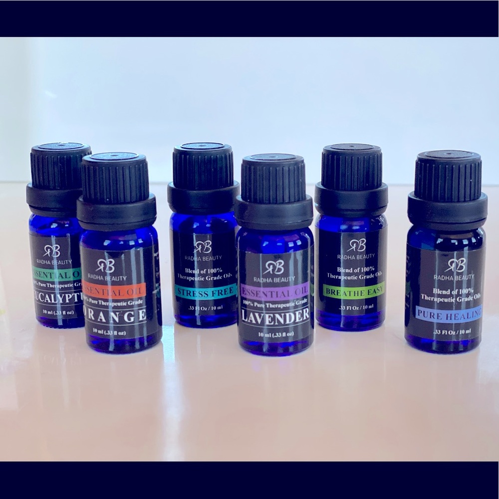 Essential aroma oil set (6 aromas)